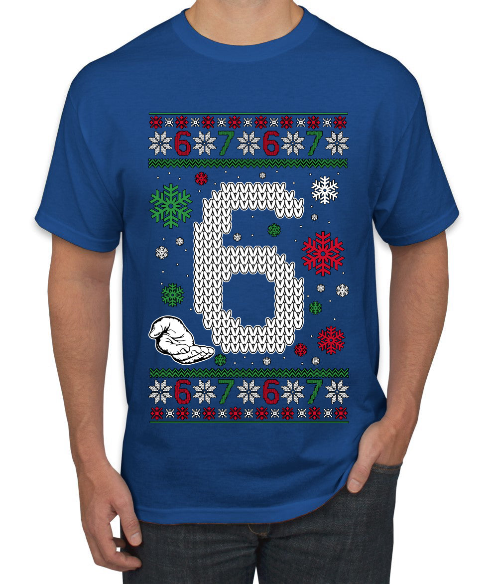Christmas 6 Meme, Ugly Christmas Sweater Unisex Men's T-Shirt