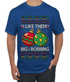 Big and Bobbing, Funny Ugly Christmas Sweater Unisex Men's T-Shirt
