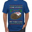 She Loves my Yule Log, Ugly Christmas Sweater Men's T-Shirt