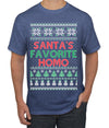 Santa's Favorite Homo Ugly Christmas Sweater Men's T-Shirt