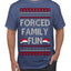 Forced Family Fun, Xmas Holiday Funny Ugly Christmas Sweater Men's T-Shirt