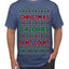Christmas Calories Don't Count Funny Family Holidays Ugly Christmas Sweater Men's T-Shirt