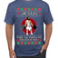 Jesus the Ultimate Deadlifter Funny Ugly Christmas Sweater Men's T-Shirt