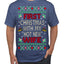 First Christmas With My Hot New Wife Classic Newlywed Ugly Christmas Sweater Men's T-Shirt