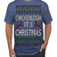 Chickenleigh It's Christmas Funny Viral Trending Meme Ugly Christmas Sweater Men's T-Shirt