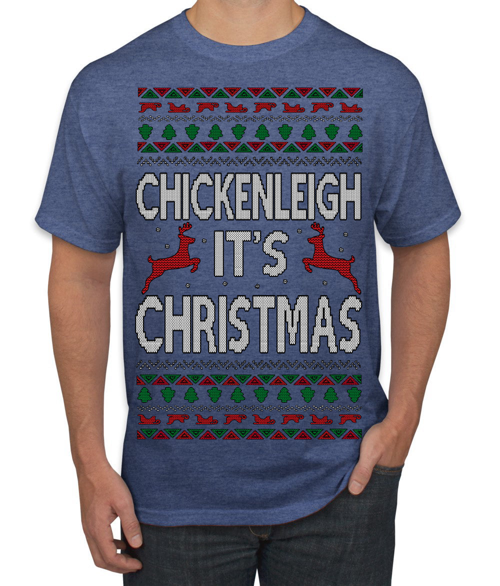 Chickenleigh It's Christmas Funny Viral Trending Meme Ugly Christmas Sweater Men's T-Shirt