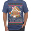 The Only House I Can Afford Funny Millennial Meme Ugly Christmas Sweater Men's T-Shirt