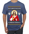 Put Christ Back In Christmas Ugly Christmas Sweater Men's T-Shirt