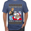 That Santa Mother F Isn't Real Ugly Christmas Sweater Men's T-Shirt