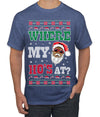 Where My Ho's At? Ugly Christmas Sweater Men's T-Shirt
