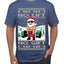 No Lift No Gift Fitness Workout Santa Ugly Christmas Sweater Men's T-Shirt