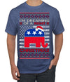 I'm Dreaming Of A Right Christmas Republican GOP  Ugly Christmas Sweater Men's T-Shirt