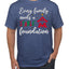 Every Family Needs a Stable Foundation Christmas Men's T-Shirt