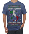 Buon Natale e Felice Anno Nuovo! Merry Christmas and Happy New Year Ugly Christmas Sweater Men's T-Shirt