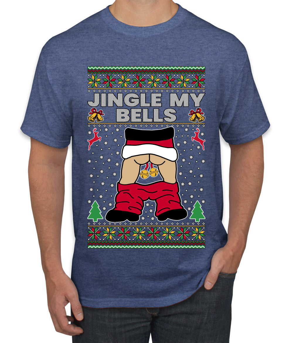 Jingle My Bells, Ugly Christmas Sweater Men's T-Shirt