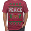 Peace Ugly Christmas Sweater Men's T-Shirt