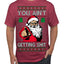 You Ain't Getting Shit Funny Santa Claus Ugly Christmas Sweater Men's T-Shirt