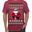 Santa Is Him Funny Gen Z Viral Meme Shades Slang Ugly Christmas Sweater Men's T-Shirt