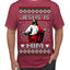 Jesus Is Him Funny Gen Z Viral Meme Shades Slang Ugly Christmas Sweater Men's T-Shirt