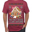 The Only House I Can Afford Funny Millennial Meme Ugly Christmas Sweater Men's T-Shirt