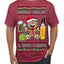 Arriba Abajo Al Centro Pa'Dentro Cheers to Health Salud Ugly Christmas Sweater Men's T-Shirt