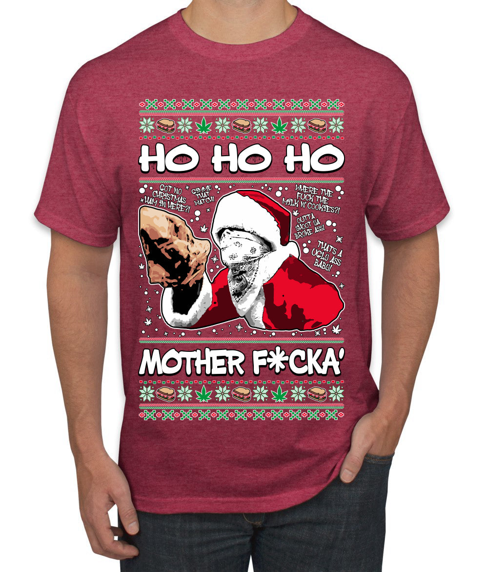 Friday Hood Santa  Ugly Christmas Sweater Men's T-Shirt