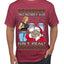 That Santa Mother F Isn't Real CLEAN  Ugly Christmas Sweater Men's T-Shirt