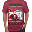 Overtime Hours Rich Men North of Richmond Ugly Christmas Sweater Men's T-Shirt