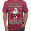 F Around And Find Out Santa Ugly Christmas Sweater Men's T-Shirt