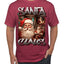 Santa Claus Bootleg Rap Music Style Ugly Christmas Sweater Men's T-Shirt