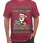 Santa Saw Your Search History, Funny Internet Humor, Ugly Christmas Sweater Men's T-Shirt