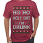 Ho Ho I'm Drunk, Funny Humor Christmas Unisex Sweater, Ugly Christmas Sweater Men's T-Shirt