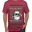 Rollin' Into The Holidays Christmas Sweater, Ugly Christmas Sweater Men's T-Shirt