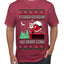 I Could Go Down All Night Long, Ugly Christmas Sweater Men's T-Shirt