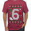Christmas 6 Meme, Ugly Christmas Sweater Unisex Men's T-Shirt