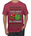Big and Bobbing, Funny Ugly Christmas Sweater Unisex Men's T-Shirt