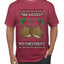 He Loves my Chestnuts, Ugly Christmas Sweater Unisex Men's T-Shirt