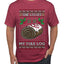 She Loves my Yule Log, Ugly Christmas Sweater Men's T-Shirt