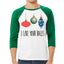 I Like Your Balls Ornament Christmas 3/4 Sleeve Raglan Unisex Baseball Tee