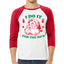 I Do it for the Hos Xmas Ugly Christmas Sweater Christmas 3/4 Sleeve Raglan Unisex Baseball Tee
