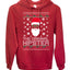 The Original Hipster Funny Santa Beard Xmas Christmas Premium Graphic Hoodie Sweatshirt