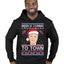 Biden Is Coming To Town Ugly Christmas Sweater Premium Graphic Hoodie Sweatshirt