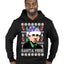Santa Mike Michael Scott The Office Ugly Christmas Sweater Premium Graphic Hoodie Sweatshirt