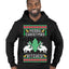 Merry Christmas Bitches Ugly Christmas Sweater Premium Graphic Hoodie Sweatshirt