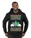 Merry Christmas Bitches Ugly Christmas Sweater Premium Graphic Hoodie Sweatshirt