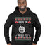 Under The Missle Toe Ugly Christmas Sweater Premium Graphic Hoodie Sweatshirt