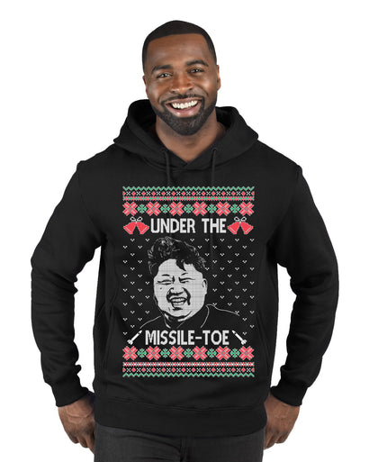 Under The Missle Toe Ugly Christmas Sweater Premium Graphic Hoodie Sweatshirt