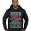Santa's Favorite Homo Ugly Christmas Sweater Premium Graphic Hoodie Sweatshirt