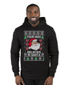 Your Mom Believes in Santa Christmas Premium Graphic Hoodie Sweatshirt