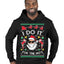 I Do It for the Hos Funny Santa Claus Ugly Christmas Sweater Premium Graphic Hoodie Sweatshirt
